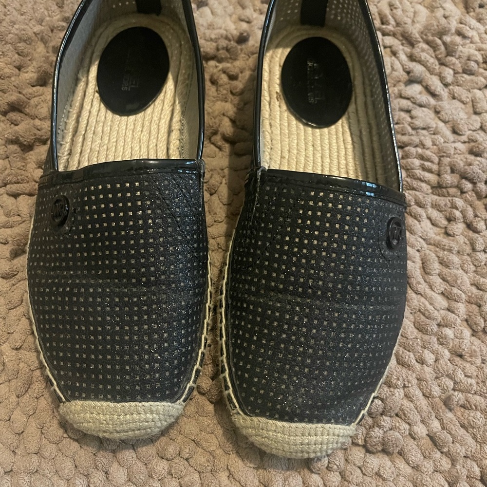 Black Espadrille Flats